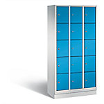 C+P Schließfachschrank Evolo H1800xB900xT500 Korpus: Lichtgrau Türen: Lichtblau 3 Abteile 15 Fächer C+P Schließfachschrank Evolo H1800xB900xT500 Korpus: Lichtgrau Türen: Lichtblau 3 Abteile 15 Fächer von C+P