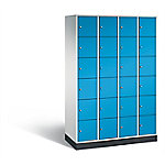 C+P Schließfachschrank Intro H1950xB1220xT490 Korpus: Lichtgrau Türen: Lichtblau 4 Abteile 24 Fächer C+P Schließfachschrank Intro H1950xB1220xT490 Korpus: Lichtgrau Türen: Lichtblau 4 Abteile 24 Fächer von C+P