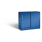 C+P Sideboard mit Schiebetüren Asisto H915xB1000xT435mm Korpus Enzianblau Fronten Enzianblau Anzahl Fächer: 1 von C+P