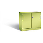 C+P Sideboard mit Schiebetüren Asisto H915xB1000xT435mm Korpus Viridingrün Fronten Viridingrün Anzahl Fächer: 1 von C+P