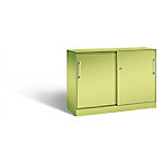 C+P Sideboard mit Schiebetüren Asisto H915xB1200xT435mm Korpus Viridingrün Fronten Viridingrün Anzahl Fächer: 1 von C+P