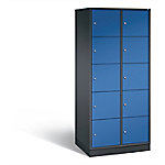 C+P XL-Schließfachschrank Intro H1950xB820xT590 Korpus: Schwarzgrau Türen: Enzianblau 2 Abteile 10 Fächer C+P XL-Schließfachschrank Intro H1950xB820xT590 Korpus: Schwarzgrau Türen: Enzianblau 2 Abteile 10 Fächer von C+P