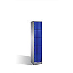 C+P XL-Schließfachschrank Resisto H1950xB396xT640 Korpus: Weißaluminium Türen: Enzianblau 1 Abteil 5 Fächer C+P XL-Schließfachschrank Resisto H1950xB396xT640 Korpus: Weißaluminium Türen: Enzianblau 1 Abteil 5 Fächer von C+P