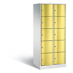 C+P XL-Schließfachschrank Resisto H1950xB772xT640 Korpus: Lichtgrau Türen: Schwefelgelb 2 Abteile 10 Fächer C+P XL-Schließfachschrank Resisto H1950xB772xT640 Korpus: Lichtgrau Türen: Schwefelgelb 2 Abteile 10 Fächer von C+P