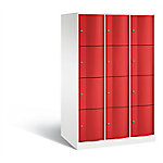 C+P XXL-Schließfachschrank Resisto H1950xB1148xT740 Korpus: Verkehrsweiß Türen: Feuerrot 3 Abteile 12 Fächer C+P XXL-Schließfachschrank Resisto H1950xB1148xT740 Korpus: Verkehrsweiß Türen: Feuerrot 3 Abteile 12 Fächer von C+P