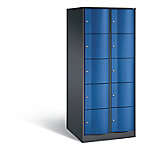 C+P XXL-Schließfachschrank Resisto H1950xB772xT740 Korpus: Schwarzgrau Türen: Enzianblau 2 Abteile 10 Fächer C+P XXL-Schließfachschrank Resisto H1950xB772xT740 Korpus: Schwarzgrau Türen: Enzianblau 2 Abteile 10 Fächer von C+P