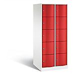 C+P XXL-Schließfachschrank Resisto H1950xB772xT740 Korpus: Verkehrsweiß Türen: Feuerrot 2 Abteile 10 Fächer C+P XXL-Schließfachschrank Resisto H1950xB772xT740 Korpus: Verkehrsweiß Türen: Feuerrot 2 Abteile 10 Fächer von C+P