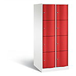C+P XXL-Schließfachschrank Resisto H1950xB772xT740 Korpus: Verkehrsweiß Türen: Feuerrot 2 Abteile 8 Fächer C+P XXL-Schließfachschrank Resisto H1950xB772xT740 Korpus: Verkehrsweiß Türen: Feuerrot 2 Abteile 8 Fächer von C+P