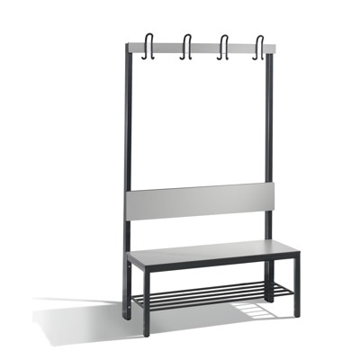 Eins. Garderobenschrank HPL Breite 1000 von C+p
