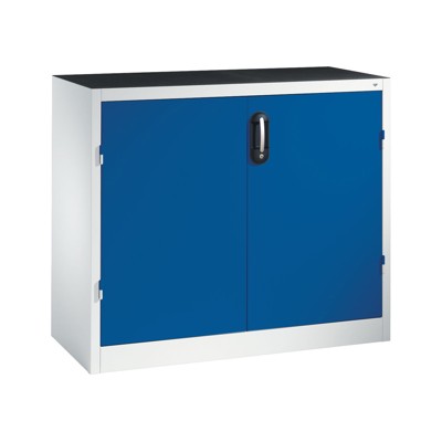 Schw.lastschr. Flgltür. 1000x1200x500 700kg 1B.vz. enz.blau/lichtgr von C+p