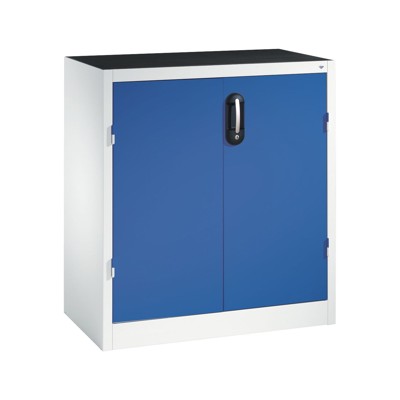 Schw.lastschr. Flgltür. 1000x930x500 700kg 1B.vz. enz.blau/lichtgr von C+p