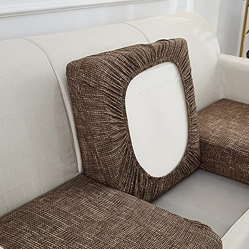 C/N 13XK Sofa cushion cover Linen coffee color M, Acrylic von C/N