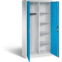 C+P Akten-/Garderobenschrank Acurado, H1950xB930xT400mm, Front Lichtblau, Korpus Lichtgrau (8920-312) von C + P Möbelsysteme