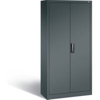 C+P Akten-/Garderobenschrank Acurado, H1950xB930xT400mm, Front Anthrazitgrau, Korpus Anthrazitgrau (8920-312) von C + P Möbelsysteme