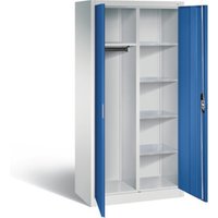 C+P Akten-/Garderobenschrank Acurado, H1950xB930xT500mm, Front Enzianblau, Korpus Lichtgrau (8921-312) C+P Akten-/Garderobenschrank Acurado, H1950xB930xT500mm, Front Enzianblau, Korpus Lichtgrau (8921-312) von C + P Möbelsysteme