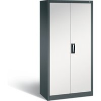 C+P Akten-/Garderobenschrank Acurado, H1950xB930xT500mm, Front Lichtgrau, Korpus Anthrazitgrau (8921-312) von C + P Möbelsysteme