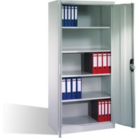 C+P Aktenschrank Acurado mit Drehtüren, 5 Ordnerhöhen, H1950xB930xT500mm Front Lichtgrau Korpus Lichtgrau von C + P Möbelsysteme