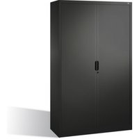 C+P Aktenschrank Omnispace mit Rollladen, 5 Ordnerhöhen, H1980xB1200xT420mm Schwarzgrau von C + P Möbelsysteme