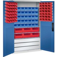 C+P Magazinschrank Serie 13, 1950x1100x535mm, 7035/5010 C+P Magazinschrank Serie 13, 1950x1100x535mm, 7035/5010 von C + P Möbelsysteme