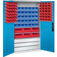 C+P Magazinschrank Serie 13, 1950x1100x535mm, 7035/5012 C+P Magazinschrank Serie 13, 1950x1100x535mm, 7035/5012 von C + P Möbelsysteme