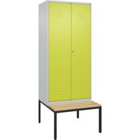 C+P PSA Doppel-Spind Classic PLUS, Bank, 2 Abteile, 2120x800x815mm, 7035/0024 Verschluss Zylinderschloss Sitzbanktyp untergebaut Material Sitzfläche Buche-Hartholz C+P PSA Doppel-Spind Classic PLUS, Bank, 2 Abteile, 2120x800x815mm, 7035/0024 Verschluss Zylinderschloss Sitzbanktyp untergebaut Material Sitzfläche Buche-Hartholz von C + P Möbelsysteme