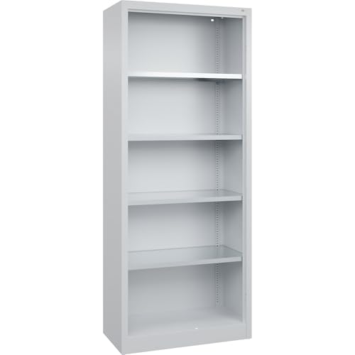 C+P | Regalschrank | mit 4 verzinkten Fachböden | HxBxT 1950 x 800 x 400 mm von C + P Möbelsysteme