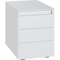 C+P Stahl-Rollcontainer, 563x430x781mm, 9010/9010 von C + P Möbelsysteme