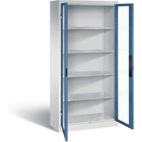 C+P Werkzeugschrank Acurado, H1950xB930xT400mm, Front Fernblau, Korpus Lichtgrau (8920-055) von C + P Möbelsysteme