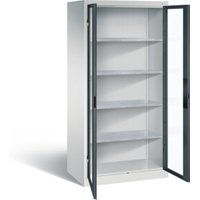 C+P Werkzeugschrank Acurado, H1950xB930xT600mm, Front Anthrazitgrau, Korpus Lichtgrau (8922-055) von C + P Möbelsysteme