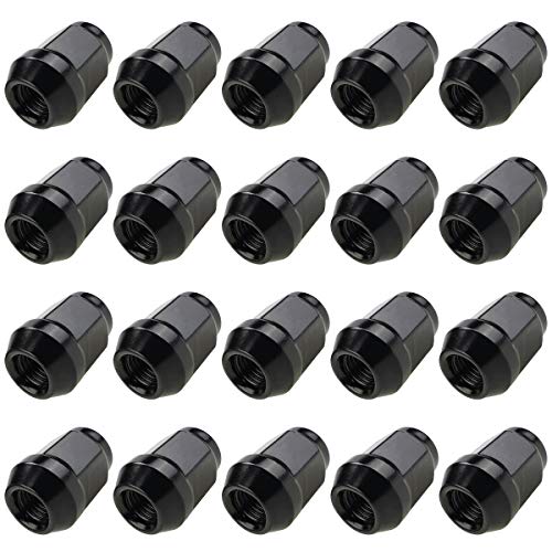 Radmutter Mutter Satz 1/2 Zoll 20 UNF SW19 Kegel (1/2" 20 UNF, Black, 20) von C CARBONADO
