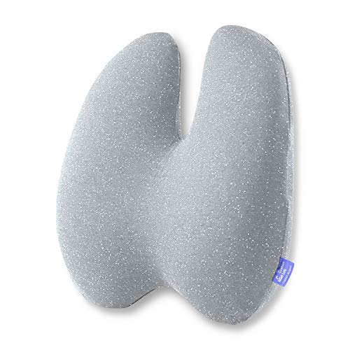 Cushion Lab Extra Dichtes Lendenkissen – Patentierte Ergonomische Mehrregionen-Feste Rückenstütze zur Schmerzlinderung im unteren Rücken – Lendenwirbelstützkissen mit Gurt für Bürostuhl, Auto, Sofa, von C CUSHION LAB