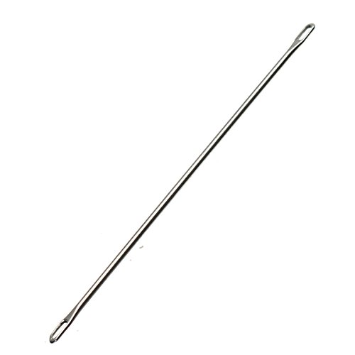 C-FUNN Titanstahl Eine Doppelte Augen-Übermittlungs-Nadel Für 9Cm Sperrige Strickmaschine von C-FUNN