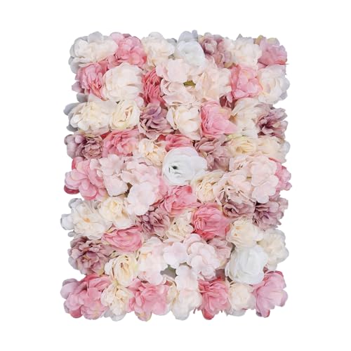 C-Juzarl 12 Stück Künstliche Blumenwand, Blumen Wand Panel Blumen Hintergrund, DIY, Seide, Wandpaneel für Hochzeit, Hintergrund, Dekoration, Haus, Garten, Party, 60 x 40 cm C-Juzarl 12 Stück Künstliche Blumenwand, Blumen Wand Panel Blumen Hintergrund, DIY, Seide, Wandpaneel für Hochzeit, Hintergrund, Dekoration, Haus, Garten, Party, 60 x 40 cm von C-Juzarl