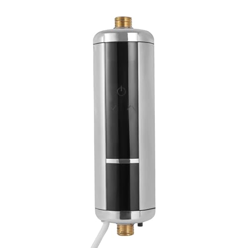 C-Juzarl 220V 3500W Mini Durchlauferhitzer, 30-52°C Elektrische Wassererhitzer, Warmwasserbereiter mit LED-Anzeige, für Küchen, Waschbecken von C-Juzarl
