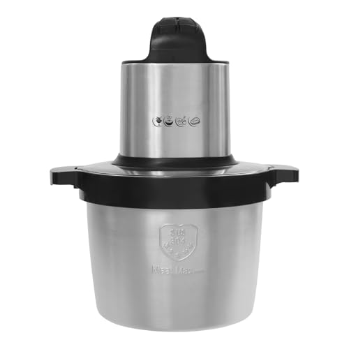 C-Juzarl Multifunktionaler Fleischwolf 6.5L 1500W Elektrischer Gemüse Chopper Zerkleinerer für Fleisch, Gemüse und Obst von C-Juzarl