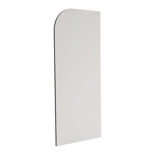 C-Juzarl Urinal Trennwand Wandmontage 40x90cm Urinaltrennwand Schamwand Pissoir Urinalwand WC Sichtschutz Urinal Wand (Hellgrau-Rundewinkel) von C-Juzarl
