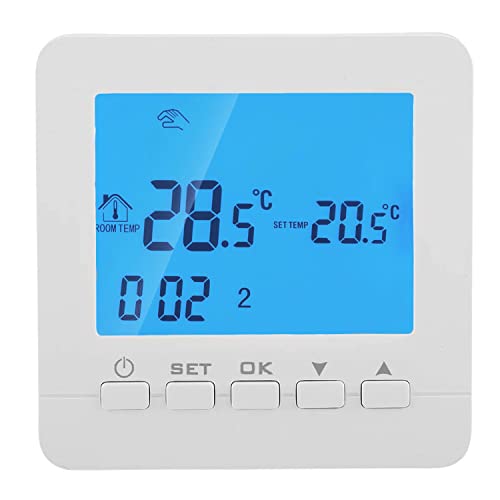 C-LOGIC Thermostat Digitale Heizung, programmierbar, einfache Installation an der Wand, 2 Kabel, Batteriebetrieb, Temperaturregelung, Gaskessel von C-LOGIC