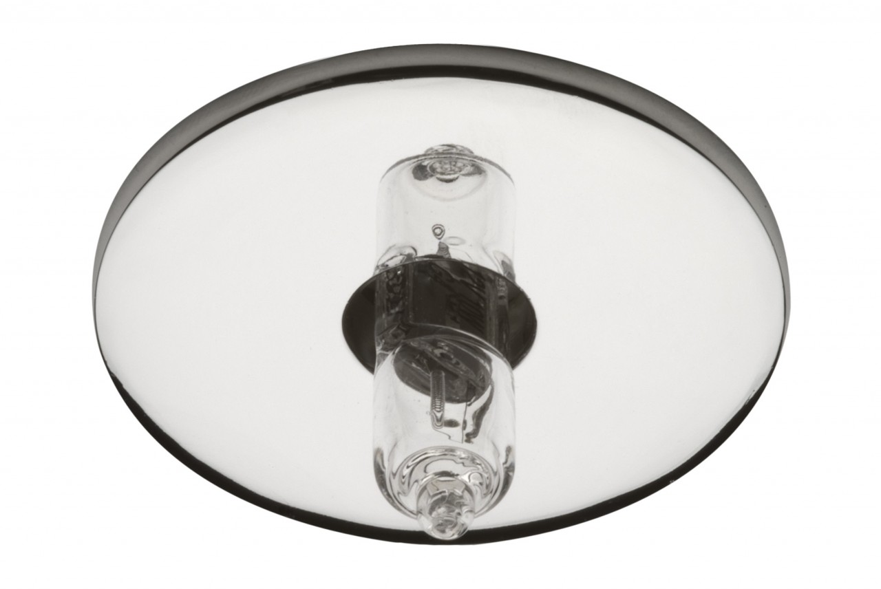 10er Set - G4 / 10 W Halogen Sternenhimmel 40 mm Chrom (inkl. Trafo) von C-Light GmbH / TopLux
