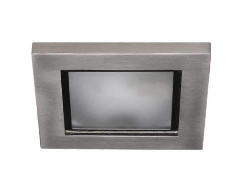 12 V - 20 W Halogen G4 4-Eck Einbauleuchte satiniertes Frontglas von C-Light GmbH