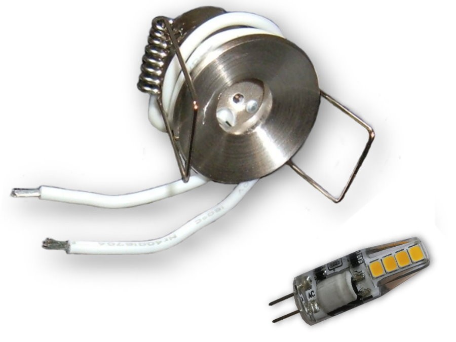 12V - 2W-ME G4 LED Stern Spot 30 mm - alu gebürstet 12V - 2W-ME G4 LED Stern Spot 30 mm - alu gebürstet von C-Light GmbH