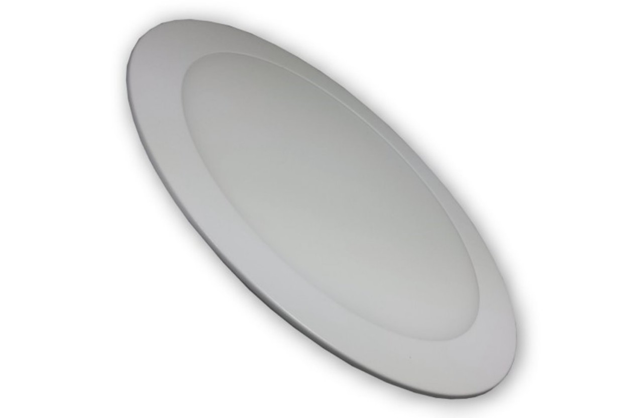 18 W - LED Panel Einbaulampe 230 V rund - weiss von C-Light GmbH