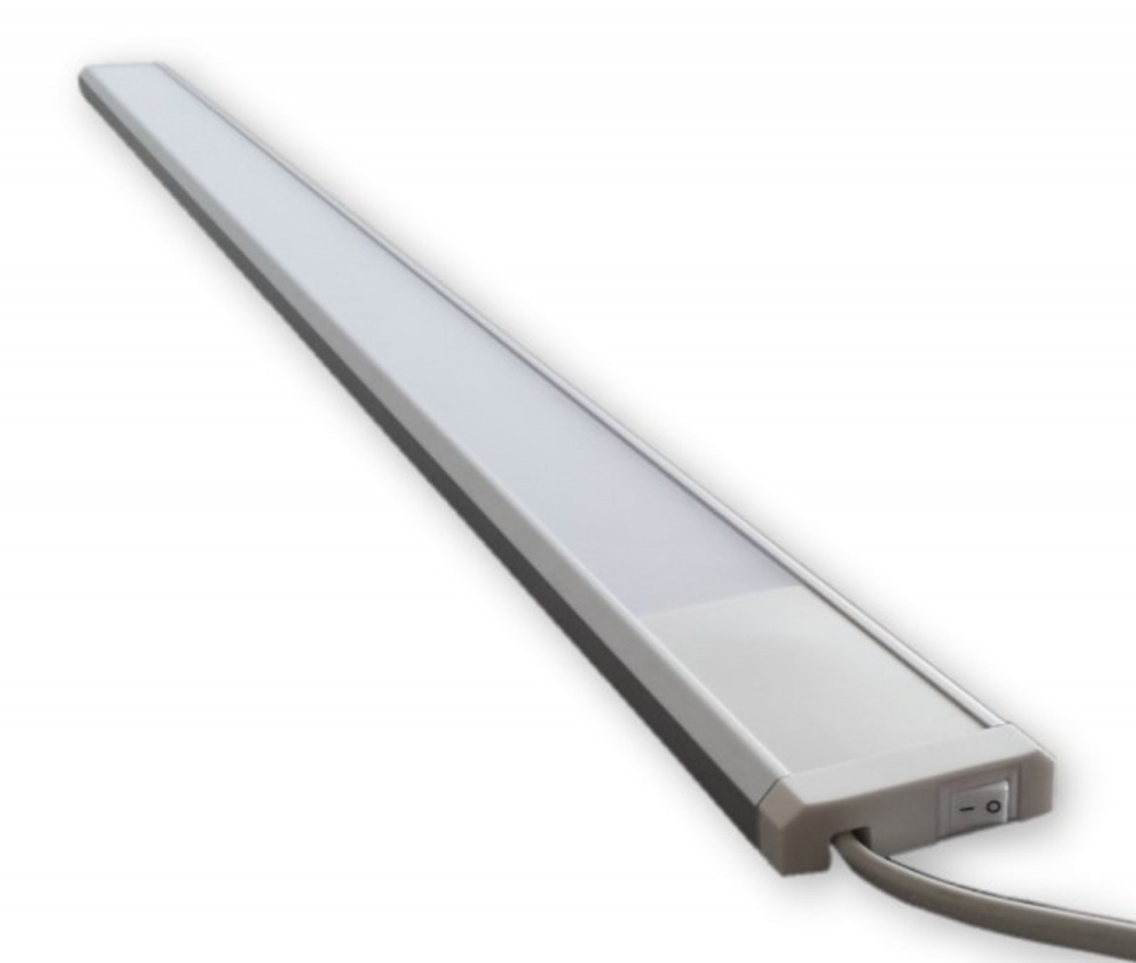 230V LED Lichtleiste Unterbauleuchte 19W (120 cm) inkl. An/Aus Schalter S47 von C-Light GmbH