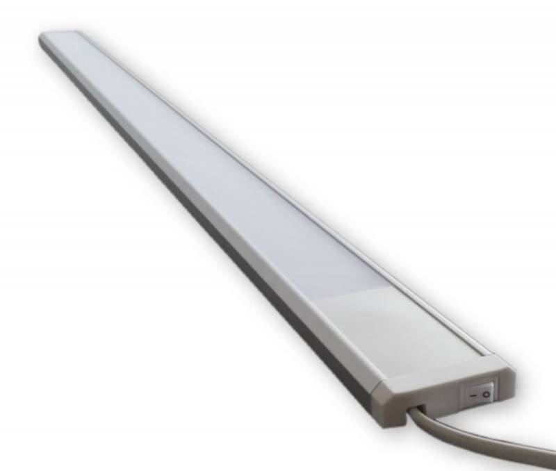 230V LED Lichtleiste Unterbauleuchte 19W (120 cm) inkl. An/Aus Schalter S47 von C-Light GmbH