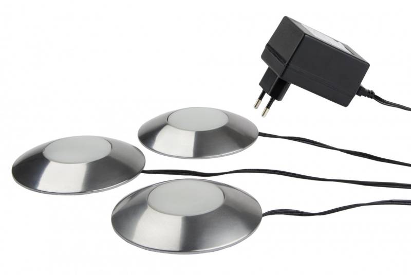 3 er LED Aufbauleuchten Set 12 V - rund von C-Light GmbH
