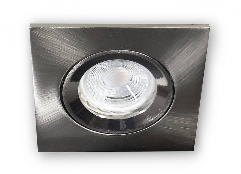 3er LED Set 230 V - 7,5 W (PA-WW) DIMMBAR - Strahler 906 alu gebürstet von C-Light GmbH