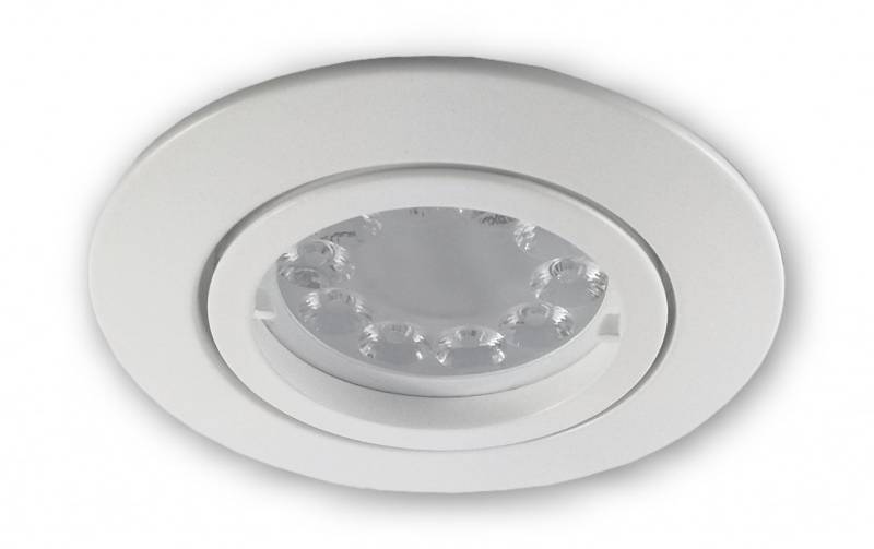 3er SET - LED Spots CCT GU10 dimmbar 68 mm Lochbohrung weiss 5,5W 230V von C-Light GmbH