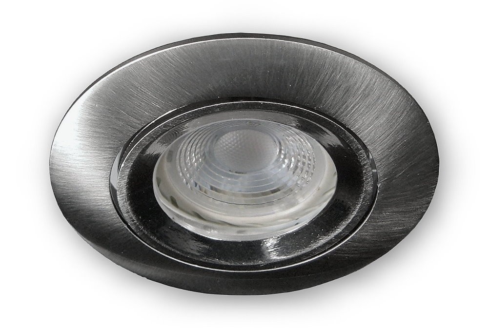 5 x 5,5W LED Spot Set 903 alu gebürstet 12V warmweiss von C-Light GmbH