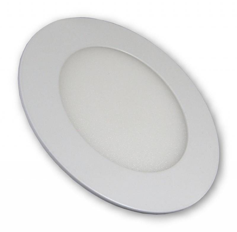 6 W - LED mini Panel Einbaulampe 230V rund - weiss von C-Light GmbH