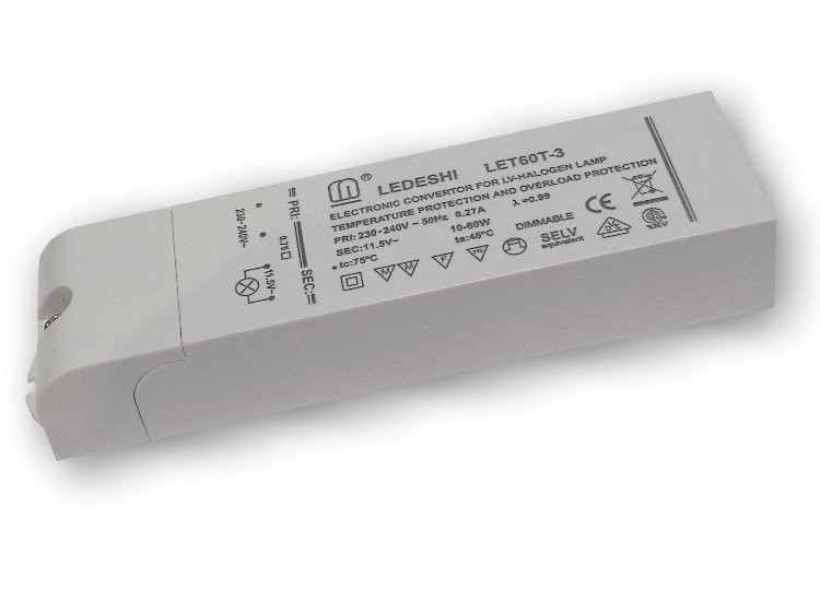 Elektronischer mini Halogen Trafo 60 VA - 12 V Elektronischer mini Halogen Trafo 60 VA - 12 V von C-Light GmbH