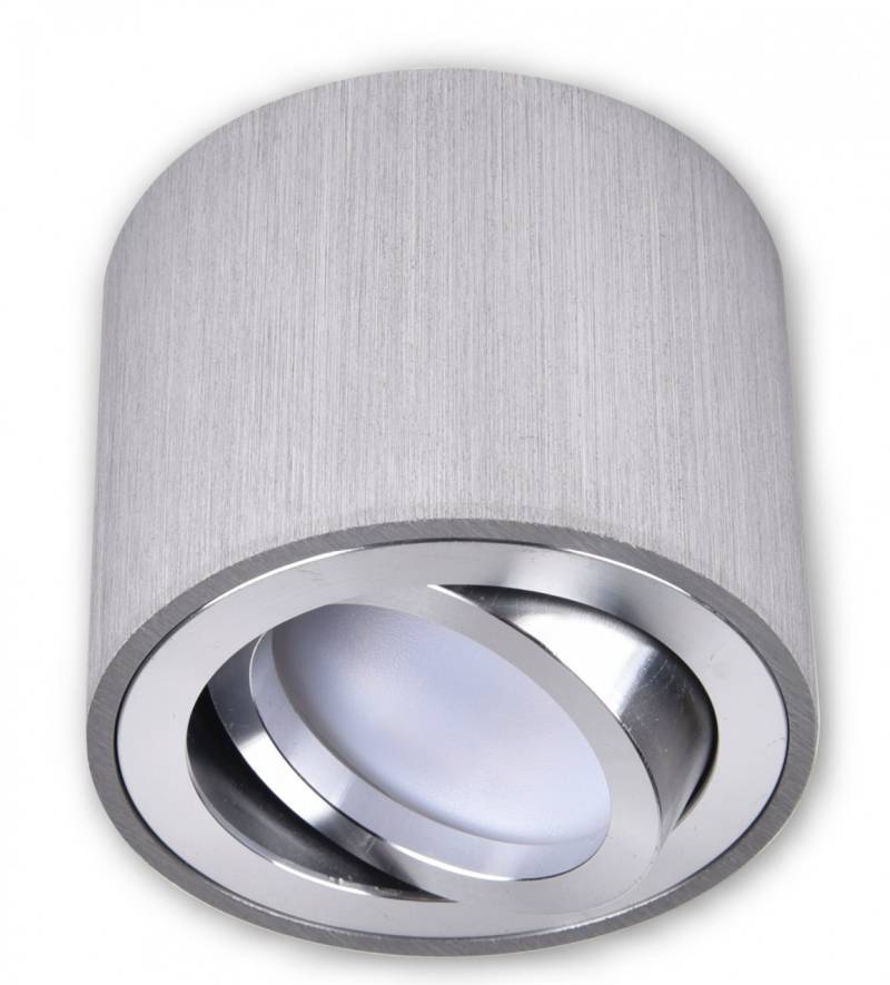 LED Aufbauleuchte 5W alu geb. neutralweiss 230V dimmbar ohne Dimmer von C-Light GmbH